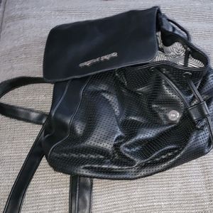 Black Christan Siriano backpack